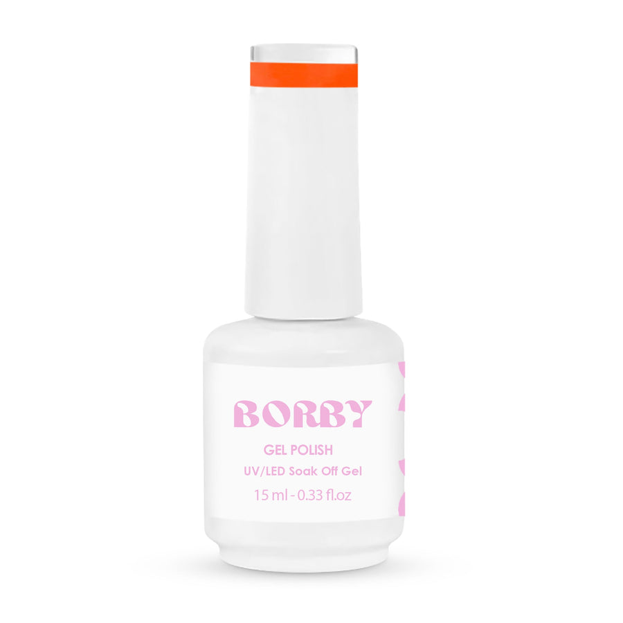 Borby Gel Polish - Neon orange - BYŪTI